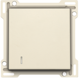 Set de finition pour interrupteur pour cartes d'hôtel, couleur cream