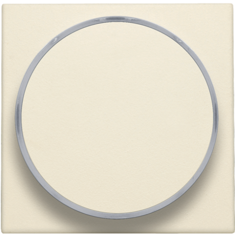 Set de finition avec anneau transparent sans symbole pour bouton-poussoir 6 A avec LED couleur ambre avec culot E10, couleur cream