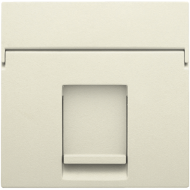 Enjoliveur data 1x RJ, couleur cream