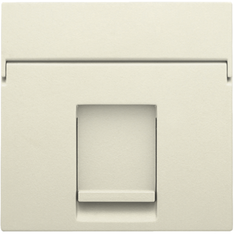 Enjoliveur data 1x RJ, couleur cream