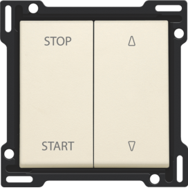 Set de finition pour interrupteur pour volets à verrouillage électrique, couleur cream