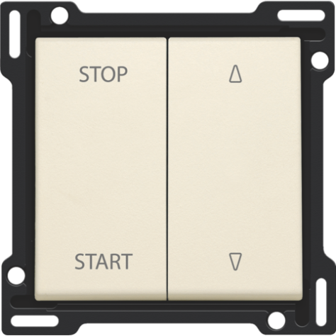 Set de finition pour interrupteur pour volets à verrouillage électrique, couleur cream