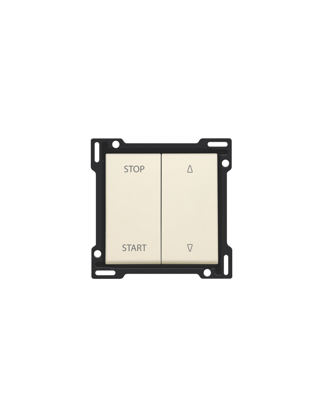 Set de finition pour interrupteur pour volets à verrouillage électrique, couleur cream
