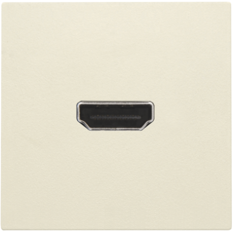 Set de finition avec prise HDMI/HDMI, couleur cream Set de finition avec prise HDMI/HDMI, couleur cream