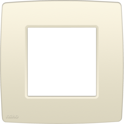 Plaque de recouvrement simple, couleur Niko Original cream