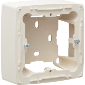 Boîte simple en saillie pour tous les appareils à encastrer de la série Niko Original, cream