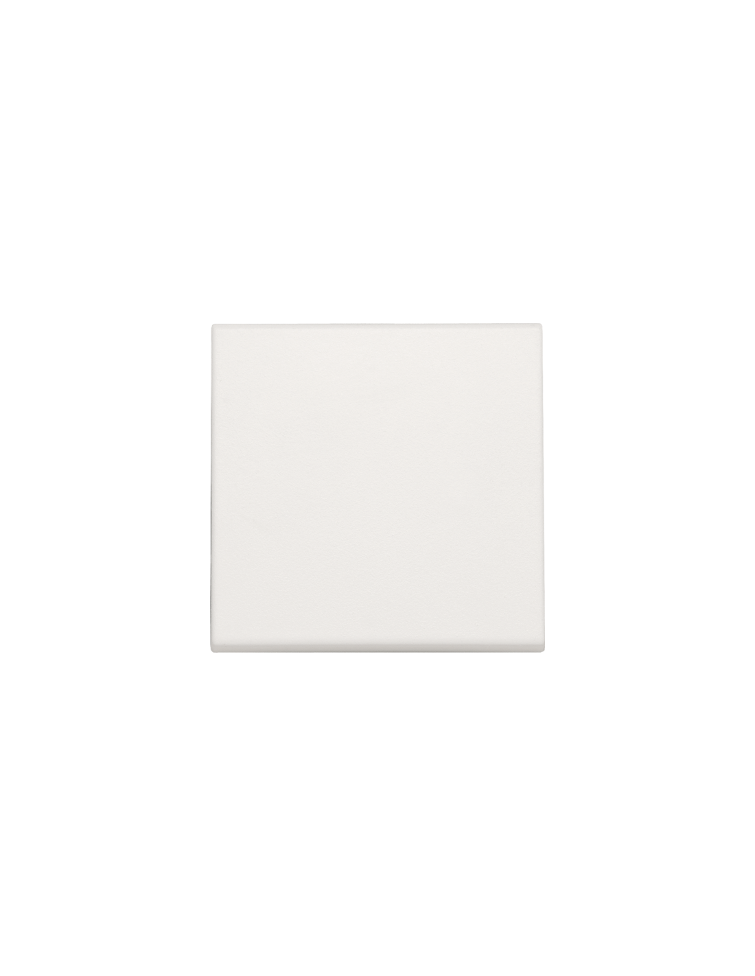 Set de finition pour interrupteur électronique ou bouton-poussoir simple, couleur white