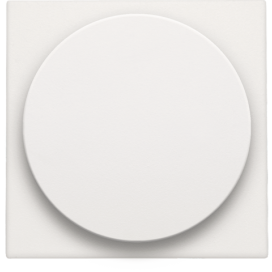 Set de finition pour variateur à bouton rotatif ou extension, incl. bouton rotatif, couleur white