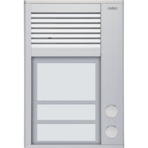 Poste extérieur pour montage en saillie 16 mm avec 2 sonnettes