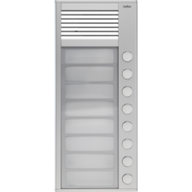 Poste extérieur pour montage en saillie 16 mm avec 8 sonnettes