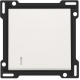 Set de finition avec voyant pour interrupteur ou bouton-poussoir simple, couleur white