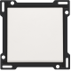 Set de finition pour interrupteur ou bouton-poussoir simple, couleur white