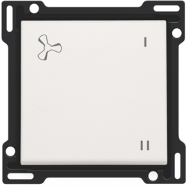 Set de finition pour la commande de ventilation mécaniquement contrôlée, couleur white