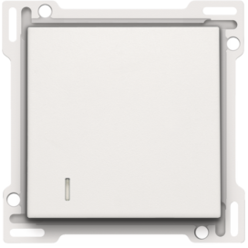 Set de finition pour interrupteur pour cartes d'hôtel, couleur white