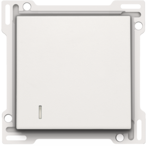 Set de finition pour interrupteur pour cartes d'hôtel, couleur white