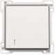 Set de finition pour interrupteur pour cartes d'hôtel, couleur white