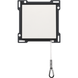 Set de finition pour bouton-poussoir à tirette, couleur white