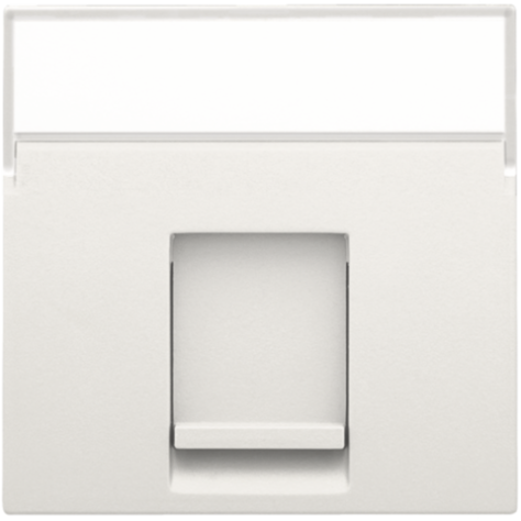 Enjoliveur données 1x RJ avec porte-étiquette