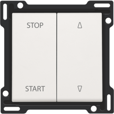 Set de finition pour interrupteur pour volets à verrouillage électrique, couleur white