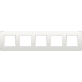 Plaque de recouvrement quintuple, entraxe de 71 mm, couleur Niko Original white