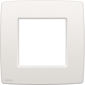 Plaque de recouvrement simple, couleur Niko Original white