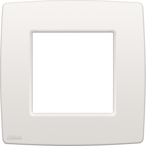Plaque de recouvrement simple, couleur Niko Original white