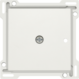 Set de finition pour récepteur RF encastré à 1 canal avec contact unipolaire (libre de potentiel) ou récepteur RF encastré avec fonction de commande des volets, couleur white