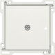 Set de finition pour récepteur RF encastré à 1 canal avec contact unipolaire (libre de potentiel) ou récepteur RF encastré avec fonction de commande des volets, couleur white