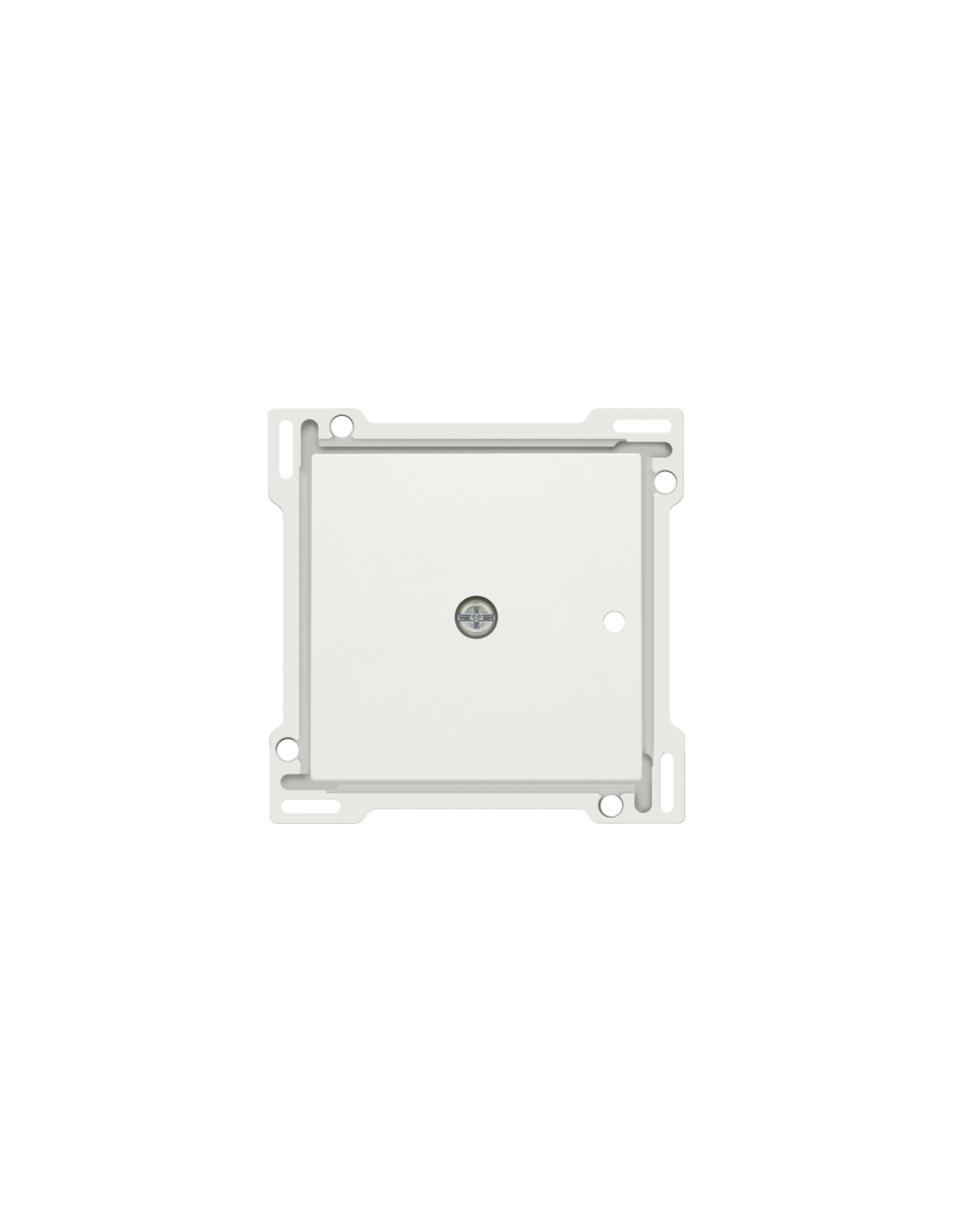 Set de finition pour récepteur RF encastré à 1 canal avec contact unipolaire (libre de potentiel) ou récepteur RF encastré avec fonction de commande des volets, couleur white
