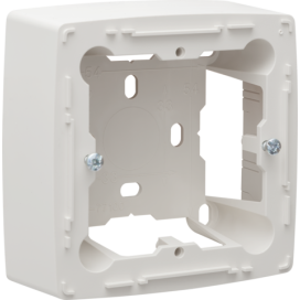Boîte simple en saillie pour tous les appareils à encastrer de la série Niko Original, white