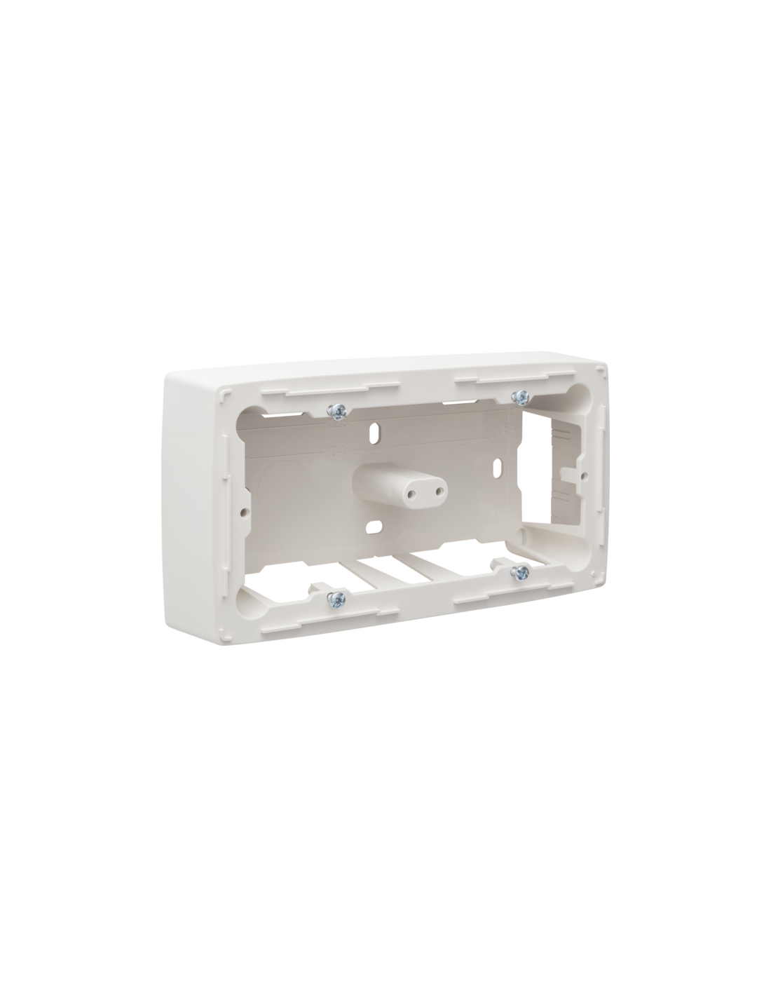 Boîte double en saillie pour tous les appareils de la série Original, White