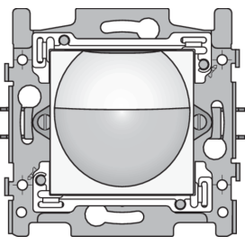 Détecteur de mouvement 180° avec contact de commutation 10 A, 230 V, 8 m, White