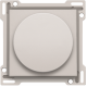 Set de finition pour variateur à bouton rotatif ou régulateur de vitesse, incl. bouton rotatif, couleur light grey