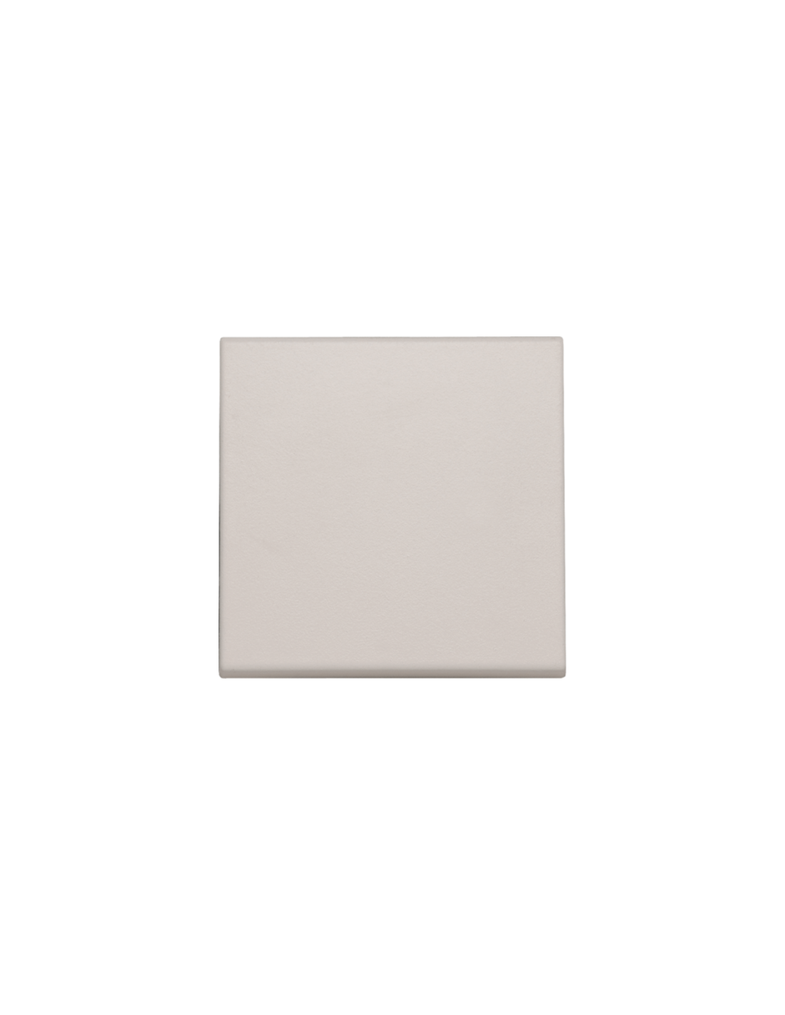 Set de finition pour interrupteur électronique ou bouton-poussoir simple, couleur light grey