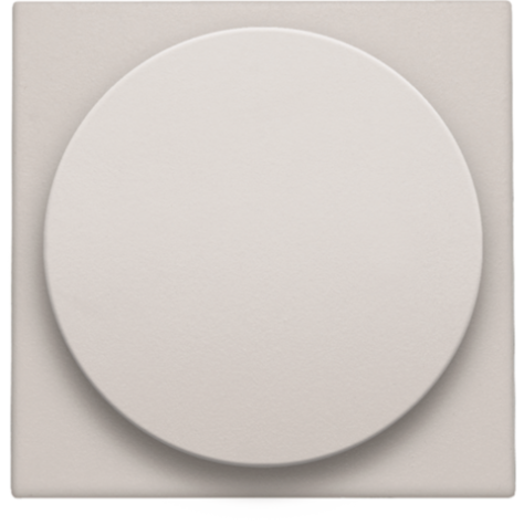 Set de finition pour variateur à bouton rotatif ou extension, incl. bouton rotatif, couleur light grey