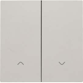 Set de finition pour interrupteur pour volets électronique double, couleur light grey