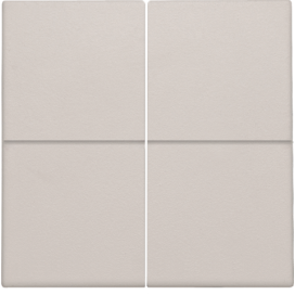 Set de finition pour interrupteur électronique ou bouton-poussoir quadruple, couleur light grey