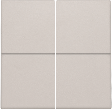 Set de finition pour interrupteur électronique ou bouton-poussoir quadruple, couleur light grey