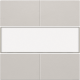 Set de finition avec porte-étiquette pour bouton-poussoir quadruple, libre de potentiel, 24 V, couleur light grey
