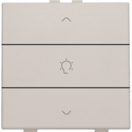 Commande de variateur simple pour Niko Home Control, couleur light grey