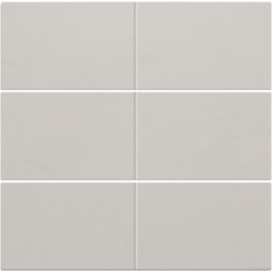 Set de finition pour bouton-poussoir sextuple, libre de potentiel, 24 V, couleur light grey