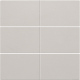 Set de finition pour bouton-poussoir sextuple, libre de potentiel, 24 V, couleur light grey