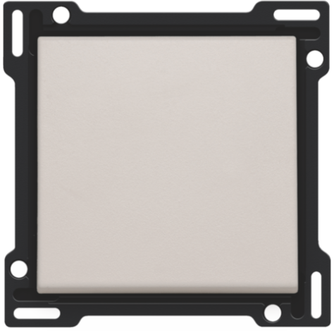 Set de finition pour interrupteur ou bouton-poussoir simple, couleur light grey