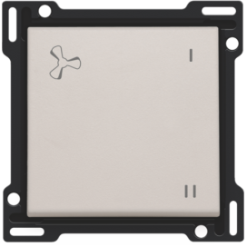 Set de finition pour la commande de ventilation mécaniquement contrôlée, couleur light grey