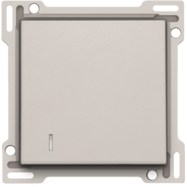 Set de finition pour interrupteur pour cartes d'hôtel, couleur light grey