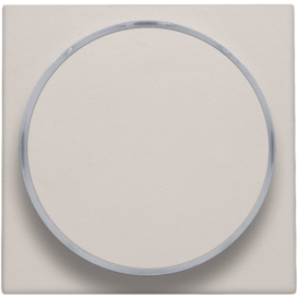 Set de finition avec anneau transparent sans symbole pour bouton-poussoir 6 A avec LED couleur ambre avec culot E10, couleur light grey