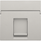 Enjoliveur data 1x RJ, couleur light grey