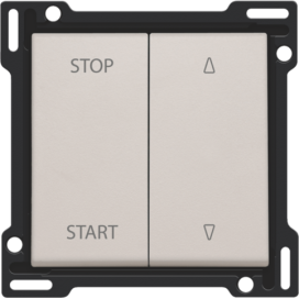 Set de finition pour interrupteur pour volets à verrouillage électrique, couleur light grey