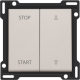Set de finition pour interrupteur pour volets à verrouillage électrique, couleur light grey