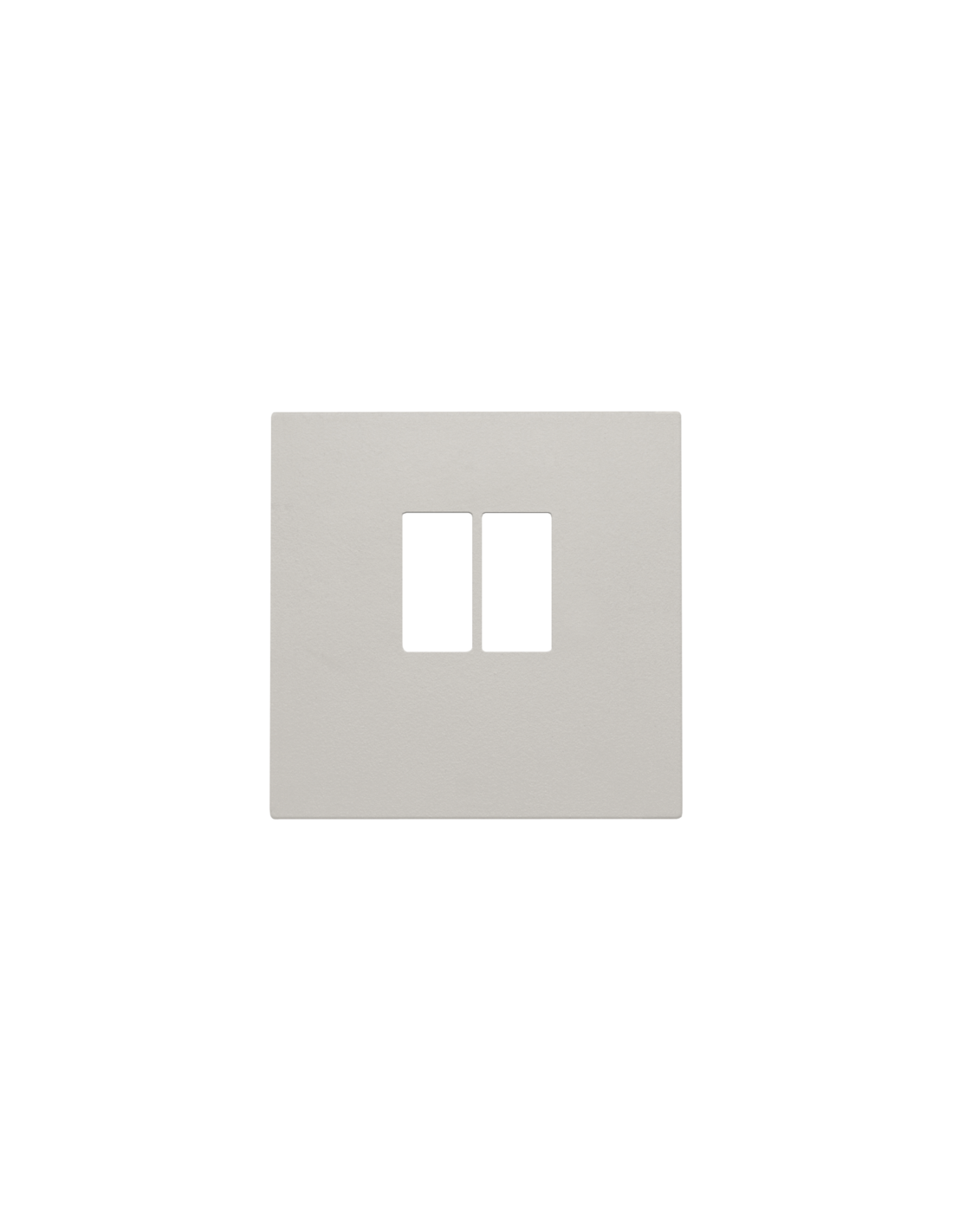 Set de finition pour prise simple pour haut-parleur, couleur light grey